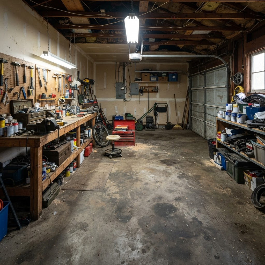 Mesa Workshop Upgrade — before